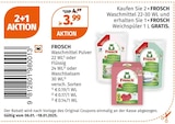 Waschmittel Pulver oder Flüssig oder Waschbalsam Angebote von Frosch bei Müller Schwäbisch Hall für 3,99 €