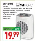 Heizlüfter HL 3800 im Angebot bei Marktkauf in Menden Heizlüfter HL 3800 Angebote von Clatronic bei Marktkauf Menden für 19,99 €