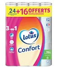 Papier hygiénique - LOTUS - Carrefour Papier hygiénique - LOTUS à 8,75 € dans le catalogue Carrefour