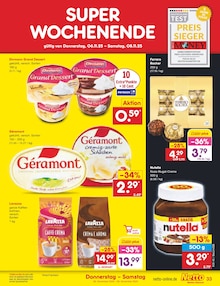 Nutella im aktuellen Netto Marken-Discount Prospekt (Eberswalde) Nutella im Netto Marken-Discount Prospekt "Aktuelle Angebote" mit 63 Seiten (Eberswalde)