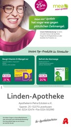 mea - meine apotheke Prospekt für Leverkusen: "Unsere Oktober-Angebote", 4 Seiten, 01.10.2026 - 31.10.2026
