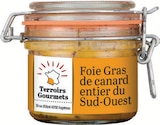 Foie Gras de Canard Entier IGP Sud-Ouest - TERROIRS GOURMETS - Intermarché Hyper à Bordeaux Foie Gras de Canard Entier IGP Sud-Ouest - TERROIRS GOURMETS en promo chez Intermarché Hyper Bordeaux à 7,19 €
