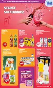 Saft im Getränke Hoffmann Prospekt "Aktuelle Angebote" mit 11 Seiten (Moers)