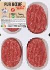 Viande bovine ; 8 steaks hachés 20% MG à Netto dans Chasnais