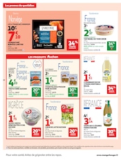 Promos Saumon Fumé dans le catalogue "FÊTONS PÂQUES" de Auchan Supermarché Saumon Fumé en promo dans le catalogue Auchan Supermarché à la page 10