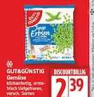 Junge Erbsen von Gut&Günstig im aktuellen EDEKA Prospekt