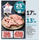 Agneau côte ou tranche de gigot avec os à griller en promo chez U Express Reims à 13,49 €