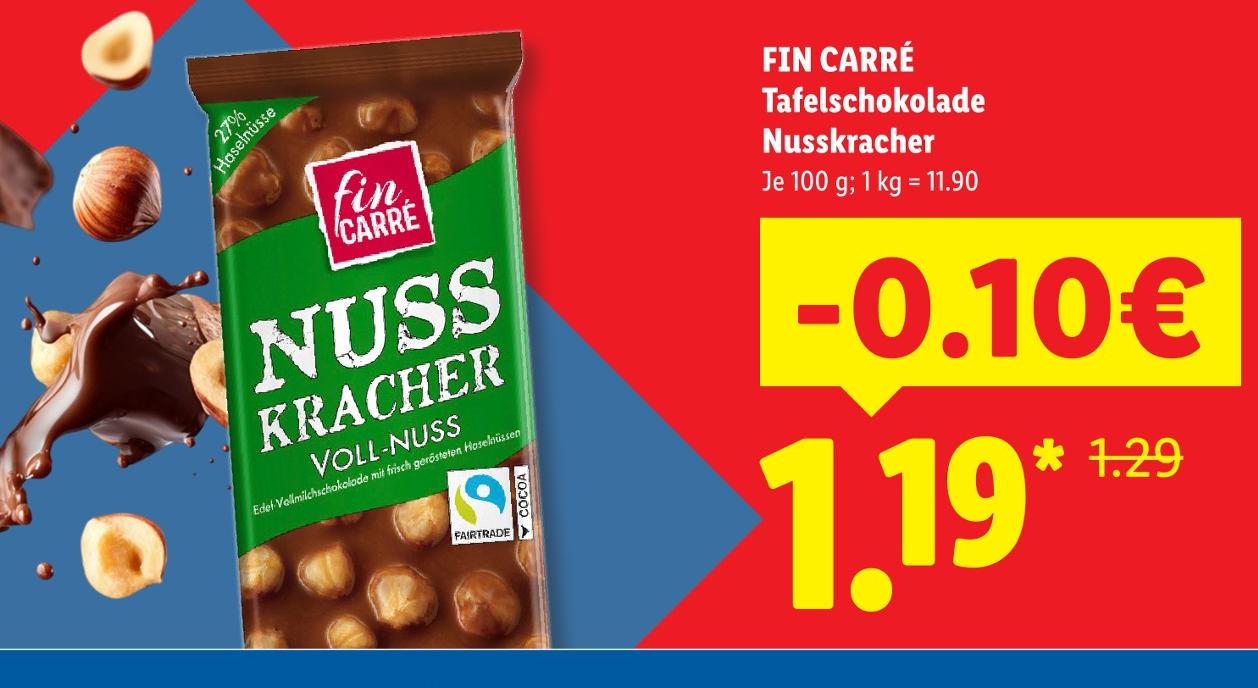 Tafelschokolade Nusskracher