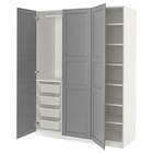Kleiderschrank weiß/grau 150x60x201 cm Angebote von PAX / TYSSEDAL bei IKEA Friedrichshafen für 680,00 €