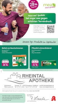 mea - meine apotheke Prospekt Unsere September-Angebote mit 4 Seiten