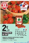 Tomates cerises gustatives filière - PANIER DU PRIMEUR en promo chez E.Leclerc Tomates cerises gustatives filière - PANIER DU PRIMEUR dans le catalogue E.Leclerc