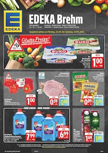 Aktueller EDEKA Prospekt "Wir lieben Lebensmittel!" Seite 1 von 28 Seiten für Coburg