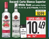 Carta Blanca Superior White Rum im Angebot bei E center in Rosenheim Carta Blanca Superior White Rum Angebote von Bacardi bei E center Rosenheim für 10,49 €