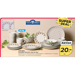 Porzellan-Geschirr-Set