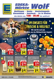 Aktueller EDEKA Supermarkt Prospekt in Voltlage und Umgebung, "Aktuelle Angebote" mit 24 Seiten, 22.12.2025 - 27.12.2025