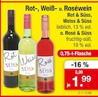 Rot-, Weiß- o. Roséwein bei Zimmermann im Seelze Prospekt für 1,99 €