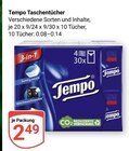 Aktuelles Taschentücher Angebot bei GLOBUS in Koblenz ab 2,49 €