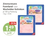 Farmland-Schinken im V-Markt Prospekt Farmland-Schinken von Zimmermann im aktuellen V-Markt Prospekt für 1,49 €