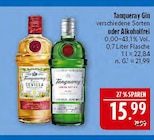 Aktuelles Tanqueray Gin verschiedene Sorten oder Alkoholfrei Angebot bei Marktkauf in Fürth ab 15,99 €