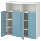 Aufbewahrungskombi weiß/blau mit 6 Böden von SMÅSTAD / PLATSA im aktuellen IKEA Prospekt