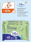 Aktuelles Feuchtes Toilettenpapier Angebot bei Müller in Bielefeld ab 1,11 €