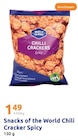 Chili Cracker Spicy Angebote von Snacks of the World bei Action Mülheim für 1,49 €