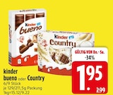 bueno oder Country von kinder im aktuellen EDEKA Prospekt für 1,95 €