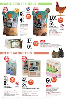 Prospectus E.Leclerc à Viré, "TOP PROMOS POUR VOS ANIMAUX", 4 pages de promos valables du 24/09/2024 au 05/10/2024