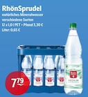 natürliches Mineralwasser Angebote von RhönSprudel bei Getränke Hoffmann Cottbus für 7,79 €