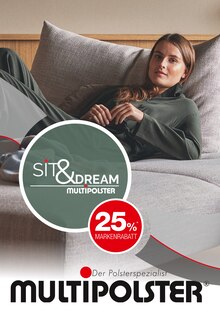 Multipolster Prospekt "SIT & DREAM" mit 28 Seiten