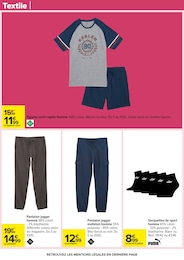 Offre Pyjama Homme dans le catalogue Carrefour du moment à la page 64