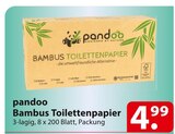 pandoo Bambus Toilettenpapier für 4,99 € bei famila Nordost im Angebot pandoo Bambus Toilettenpapier im aktuellen famila Nordost Prospekt