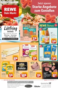 Aktueller REWE Prospekt "Dein Markt" Aktueller REWE Prospekt