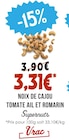 Noix de cajou tomate ail et romarin - Supernuts dans le catalogue Naturalia