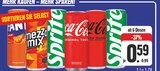 Fanta, Mezzo Mix, Sprite, Coca-Cola Original Taste, Coca-Cola Zero Sugar Angebote von Coca-Cola bei EDEKA Coburg für 0,59 €