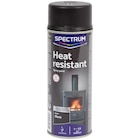 Peinture en aérosol résistante à la chaleur Spectrum Noir mat - Action - Action Peinture en aérosol résistante à la chaleur Spectrum Noir mat - Action à 2,99 € dans le catalogue Action