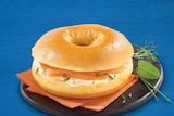 Bagel au saumon fumé à Super U dans Vitré