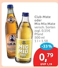 Club-Mate oder Mio Mio Mate für 0,79 € bei budni im Angebot Club-Mate oder Mio Mio Mate im aktuellen budni Prospekt