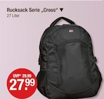 Rucksack Serie 'Cross' im V-Markt Prospekt Rucksack Serie 'Cross' von im aktuellen V-Markt Prospekt für 27,99 €
