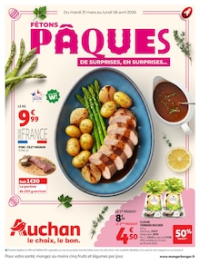 Catalogue Auchan Hypermarché de la semaine 14, "FÊTONS PÂQUES", page 1, 31/03/2026 - 06/04/2026 Prospectus Auchan Hypermarché en cours, "FÊTONS PÂQUES", page 1 sur 33