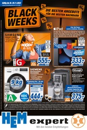 HEM expert Prospekt "BLACK WEEKS" für Bad Mergentheim, 16 Seiten, 23.11.2022 - 02.12.2022 HEM expert Prospekt "BLACK WEEKS" für Bad Mergentheim, 16 Seiten, 23.11.2022 - 02.12.2022