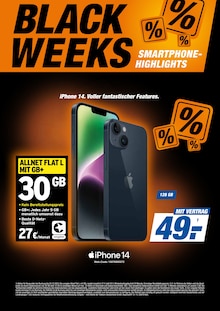 Smartphone im expert Prospekt "BLACK WEEKS" mit 9 Seiten (Bremen)