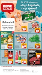 REWE Prospekt "Dein Markt" für Bergkamen, 34 Seiten, 29.09.2025 - 04.10.2025