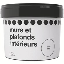 Brico Dépôt Linas - PEINTURE INTÉRIEURE BLANCHE Promo PEINTURE INTÉRIEURE BLANCHE dans le catalogue Brico Dépôt Ne cherchez pas ailleurs les prix bas c'est ici ! à Linas