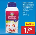 Aktuelle Sahne Angebote bei Netto Marken-Discount in Halle (Saale) Aktuelles Unsere frische Schlagsahne Angebot bei Netto Marken-Discount in Halle (Saale) ab 1,29 €