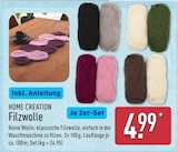 Filzwolle Angebote von Home Creation bei ALDI Nord Rheine für 4,99 €