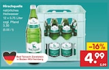 natürliches Heilwasser im Angebot bei Netto Marken-Discount in Saarbrücken natürliches Heilwasser Angebote von Hirschquelle bei Netto Marken-Discount Saarbrücken für 4,99 €