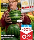 Wassermelone für 0,99 € bei Netto Marken-Discount im Angebot Wassermelone im aktuellen Netto Marken-Discount Prospekt