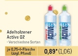 Active O2 von Adelholzener im aktuellen Metro Prospekt für 1,06 €