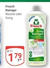 Neutral Reiniger im Angebot bei GLOBUS in Salzgitter Neutral Reiniger Angebote von Frosch bei GLOBUS Salzgitter für 1,79 €
